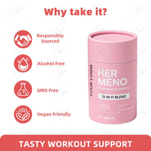 OEM 12 dalam 1 Kapsul keseimbangan hormon dengan Vitamin B6 B12 dan malam suplemen pendukung ungsurai lumba-lumba untuk wanita - Product Image 4