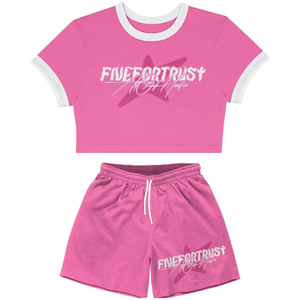 Women Solid Vintage Cropped Quarter Zip Nylon Windbreaker Jacket Shorts <b>Set</b> Lightweight Breathable 2 Piece Tracksuit 2026 - Product Image 3