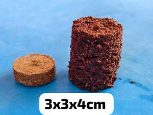 Bloc de coco peat biodégradable, substrat sans terre pour la culture des plantes, germination des graines - Léger, haute rétention d'eau, bonne performance - Product Image 3