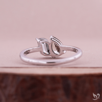 Bague de fiançailles Toi et Moi en argent avec deux diamants verts de laboratoire taille flamme et poire, bijou de mariage minimaliste, cadeau de mariée