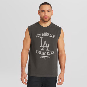 Los Angeles Dodgers Darius rucker คอลเลกชันโดย Fanatics เสื้อกล้ามทรงกล้ามเนื้อถ่าน - Product Image 5