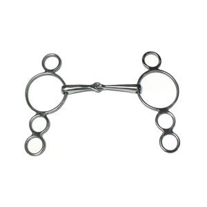 Bocados para Caballos de Acero Inoxidable Pulido con Movimiento Suave y Fácil Manejo, Personalizables para una Larga Vida Útil - VALNERO - Product Image 1