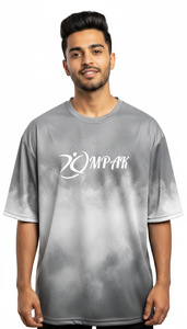 T-shirt surdimensionné de style streetwear pour homme, coupe décontractée, sublimation - Product Image 2