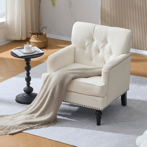 Ensemble de 4 chaises de salle à manger Windsor, style moderne du milieu du siècle, style campagnard français, en bois, dossier à tiges, assise large, pour salon - Product Image 6