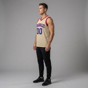 Personalized Basketball Jersey with Custom Number and Color for Men Team Sports Apparel Breathable and Durable. - Product Image 3