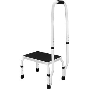 1-Step Steel Step Ladder with 3 Adjustable Heights <b>Portable</b> 330lbs Capacity Toddler and Adult Step <b>Stool</b> for Stairs - Product Image 5