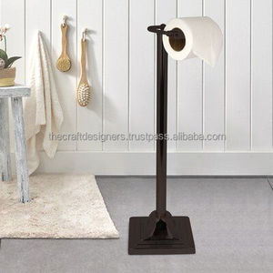 Moderno Soporte de Inodoro Minimalista de Hierro para una Organización de Baño Limpia, Estética y Eficiente - Product Image 5