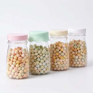Pavico Candy <b>Jar</b> Tapered PET Custom Capacity Clear Plastic Food Storage <b>Jar</b> Plastic Screw Cap for Kids Snacks Vietnam Factory - Product Image 1