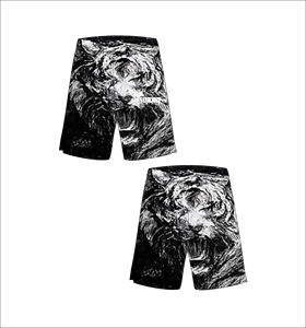Ferocious Clothing Men's Board Shorts Sublimation Print <b>Animal</b> <b>Pattern</b> Elastic Waist Casual Short Shorts Plus Size - Product Image 1