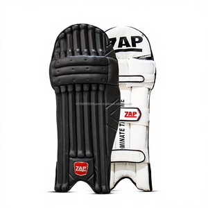 แผ่นรองเข่าสำหรับตีคริกเก็ต ZAP Instinct Junior สีดำ น้ำหนักเบา ทำจากวัสดุ PU หนา ระบายอากาศได้ดี ป้องกันแรงกระแทกสูง - Product Image 1