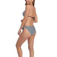 Set Bikini 2 Potong Motif Hewan untuk Wanita yang Nyaman Dipakai |   Baju Renang Bra & Panty dari 100% Spandex/Polyester untuk Pantai