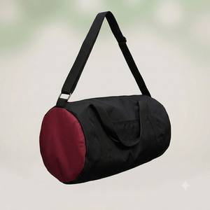 Sac de sport Beena's Gym, fermeture éclair, imperméable, OEM, fabriqué au Vietnam, noir, lettres rouges, nylon, grande capacité 20-30L, décontracté, unisexe, pour l'extérieur - Product Image 2