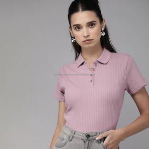 Nardon Apparel Polo Neck <b>Aesthetic</b> Badminton Tennis Wear Women Polo T-shirts Top Casual Crop Sports Tops - Product Image 1