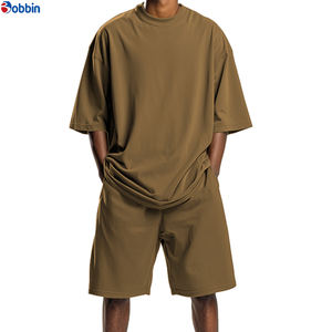 Conjunto Deportivo Informal Unisex Cómodo, Camiseta Holgada y Pantalones Cortos para Hombre, Nueva Colección de Verano, Conjunto Personalizado para Hombre - Product Image 1