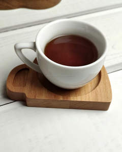Lightweight Easy Portable Eco-Friendly Cup Coater Attractive <b>Wooden</b> Tea Coater <b>Placemat</b> for Table Use Cup Display Only - Product Image 3