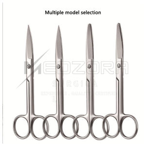 กรรไกรผ่าตัดสแตนเลสคุณภาพสูง ปลายมน ตรง ได้รับการรับรองมาตรฐาน CE - Product Image 2