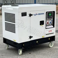 Groupe électrogène diesel silencieux OEM ODM d'usine 10KW 12KW 15KW 20KVA 25KVA Démarrage automatique 480V AVR ATS Station d'alimentation en option