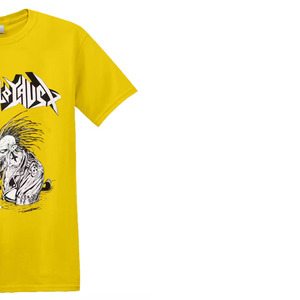 Camiseta de Estilo Punk para Hombre, Manga Corta, Cuello Redondo, Diseños Personalizados, Corte Holgado, 100% Algodón Tejido Transpirable - Product Image 2