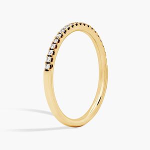 Anillo de Compromiso con Diamantes Cultivados en Laboratorio, Oro Rosa de 14K, Baño de Rodio, Banda Delgada Apilable, Certificado IGI, Aniversario de Bodas de Lujo - Product Image 6