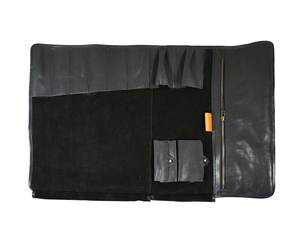 กระเป๋าหนังใส่มีดแบบม้วนสั่งทำพิเศษ กระเป๋าเชฟหนังแบบม้วนพร้อมช่องเก็บของสำหรับเชฟ รุ่น LKR-0336 - Product Image 3