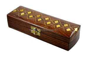 Stylish <b>Wooden</b> Chain <b>Box</b> with <b>Lid</b> Artisan <b>Wooden</b> Chain <b>Box</b> for Home Decor Organizer Flower Decor - Product Image 3