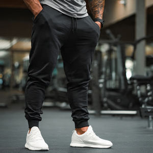 Pantalon de jogging pour homme, coupe classique, respirant, écologique, polyester/coton, poids lourd, vêtements de sport d'hiver - Product Image 4