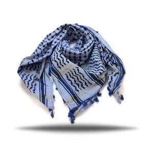 Bufanda árabe Keffiyeh de alta calidad Shemagh 100% algodón patrón de puntos estilo cuadrado para el verano - Product Image 3