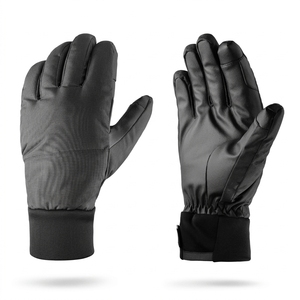 Gants de ski d'hiver pour hommes et femmes, gants en cuir, mitaines avec protection pour les sports de plein air, gants de football et de ski - Product Image 1