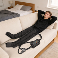 Bottes de compression pour la récupération, bottes de compression pour les jambes, 8 chambres, avec sac à dos
