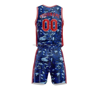 Ensemble d'uniformes de basket-ball pour hommes personnalisés vêtements de sport respirants à séchage rapide et vêtements de compétition techniques imprimées - Product Image 6