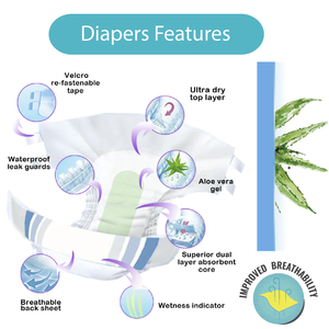 Absorba Nateen Plus (Couches pour adultes - 10 pièces) par paquet Taille moyenne - Product Image 3