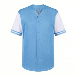 Maillot de baseball personnalisé de haute qualité par sublimation, vente en gros, chemise d'été tendance cousue, uniforme de softball vierge - Product Image 4