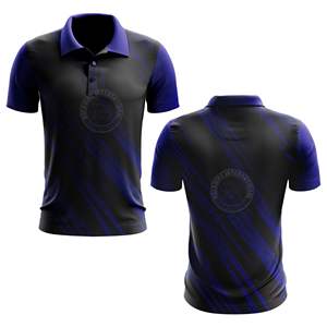 Polo de Algodón 220G con Logotipo Personalizado Bordado de Fábrica OEM, Color Sólido, Liso, para Golf, Deportes al Aire Libre, Casual, Negocios - Product Image 4