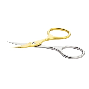 Ciseaux à ongles en acier inoxydable de qualité supérieure, lame incurvée haute précision pour le soin des cuticules, manucure, pédicure, vente en gros OEM - Product Image 1