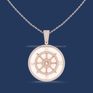 Exquisite <b>Silver</b> Round Cut Pendant <b>Necklaces</b> Elegant Cubic Zirconia CZ <b>Necklace</b> Women Bridal Lady - Product Image 1