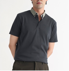 Polo pour homme, tissu respirant, manches courtes, vêtements décontractés de qualité supérieure, pour le travail, les voyages et les loisirs - Product Image 4