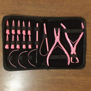 Kit Profesional de Extensión de Cabello de Precisión con Pinzas, Herramientas Completas para la Instalación y Remoción de Extensiones de Cabello para Principiantes - Product Image 2