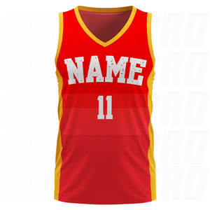 Nouveau design Maillot de basketball américain Vente chaude Vêtements de sport en gros Uniforme personnalisé pour équipe, brodé, pour entraînement et match Hommes Jeunes Adultes - Product Image 5