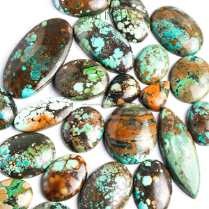 อัญมณีกึ่งมีค่าทรงหลวมหลายรูปร่างรูปร่างรูปร่างรูปร่างรูปร่างรูปร่างประ100% ธรรมชาติ Bao Canyon เทอร์ควอยซ์สำหรับทำเครื่องประดับ - Product Image 6