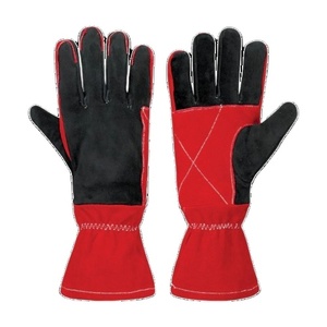 Reforzado Hi Vis Ropa DE TRABAJO Guantes de soldadura Logo Seguridad industrial Protección personal Abrasión Guantes DE TRABAJO DE SEGURIDAD resistentes al calor - Product Image 1