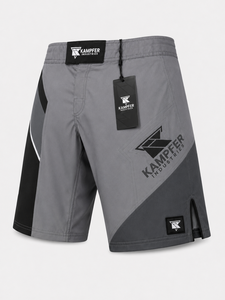 Pantalones Cortos de Entrenamiento MMA de Tela Elástica de Poliéster y Spandex con Logotipo Frontal de Secado Rápido y Transpirables para Hombre - Product Image 6