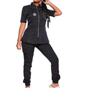 Uniformes Médicos para Mujer de Primera Calidad al por Mayor, Traje de Enfermera de Secado Rápido, Uniformes de Hospital Personalizados OEM, Conjuntos de Uniformes Cómodos - Product Image 1