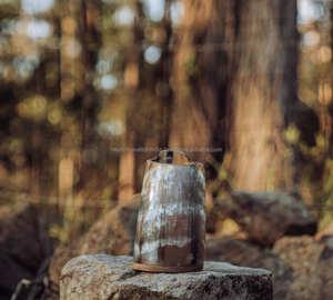 Chope à bière en céramique de corne de buffle de la meilleure qualité d'Inde pour les fêtes de club et les cornes à boire Viking - Product Image 2