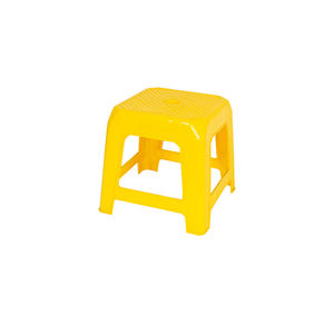 Taburete estampado de rayas de diseño moderno, duradero, ligero, de plástico, ecológico, apilable para uso escolar en el hogar para adultos y niños - Product Image 3