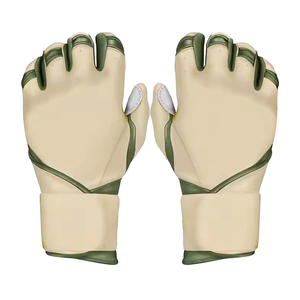 High Quality Professional Custom Leather Left-Handed <b>Baseball</b> Batting Gloves Lightweight Comfortable Fit Eco-Friendly Design - Product Image 1