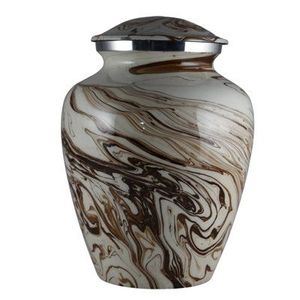 Urne funéraire légère en aluminium pour cendres humaines, hommage commémoratif avec fermeture sécurisée et protectrice - Product Image 3