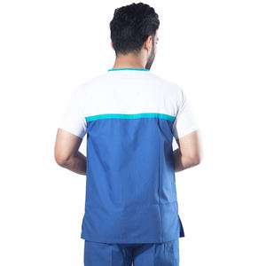 Sous-vêtement médical respirant personnalisé pour hommes, chemise d'uniforme infirmier/médecin, fournisseur OEM 2026 - Product Image 3