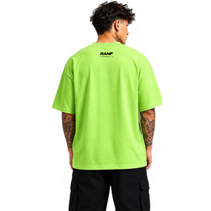 เสื้อยืดคอตตอนแท้ 100% สำหรับผู้ชาย ขายส่ง เสื้อยืดคอกลมทรงหลวม หนัก 300GSM  แบบยูนิเซ็กซ์ สกรีนโลโก้ได้ตามสั่ง  เสื้อยืดทรงใหญ่ หนัก  สำหรับผู้ชาย - Product Image 4