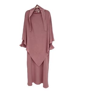Tenue de prière musulmane, vêtements islamiques, Ramadan Eid, Hijab, dubaï, turquie, Abaya avec foulard Extra Long, Khimar Jilbab - Product Image 1