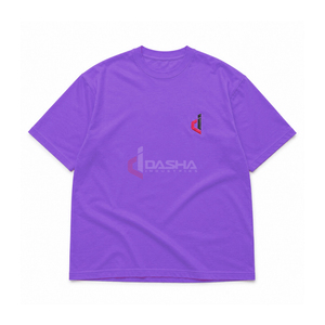 เสื้อยืดโอเวอร์ไซส์สั่งทำพิเศษ ไซส์พลัส ผ้าฝ้าย เสื้อยืดแบบยูนิเซ็กซ์ สกรีนลายดิจิตอล พิมพ์ลายนูน รับผลิตตามแบบ (OEM) ขายส่ง MOQ ต่ำ - Product Image 1